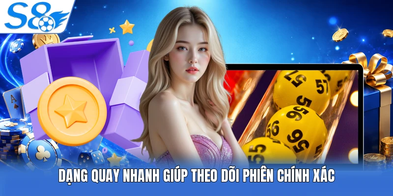 Dạng quay nhanh giúp theo dõi phiên chính xác